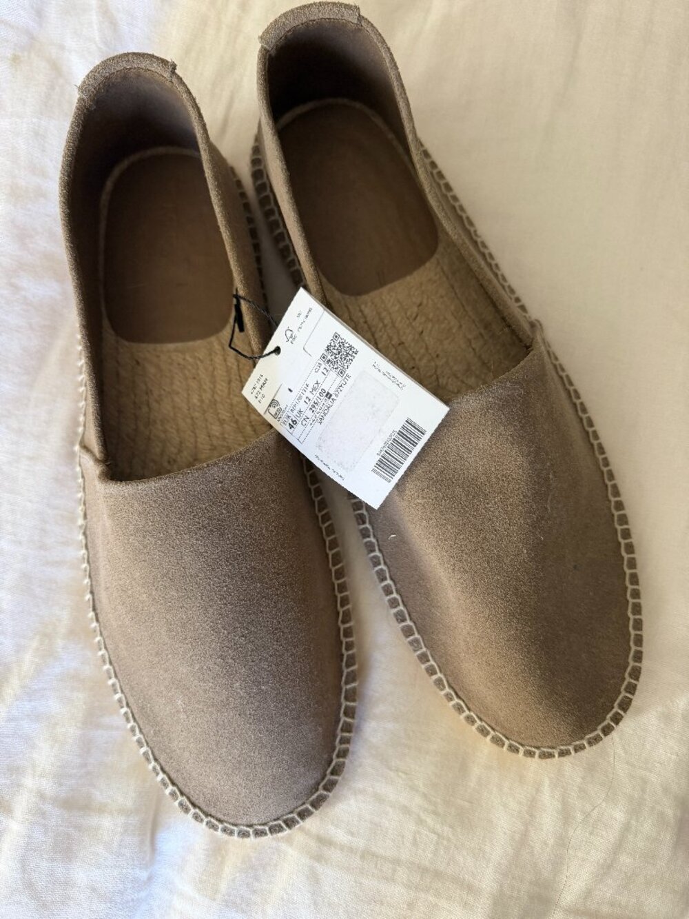 NWT Mango Men's Espadrilles, sz 12